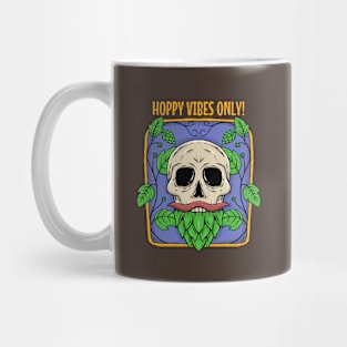 Brewing T-shirt - Hoppy vibes skull Mug